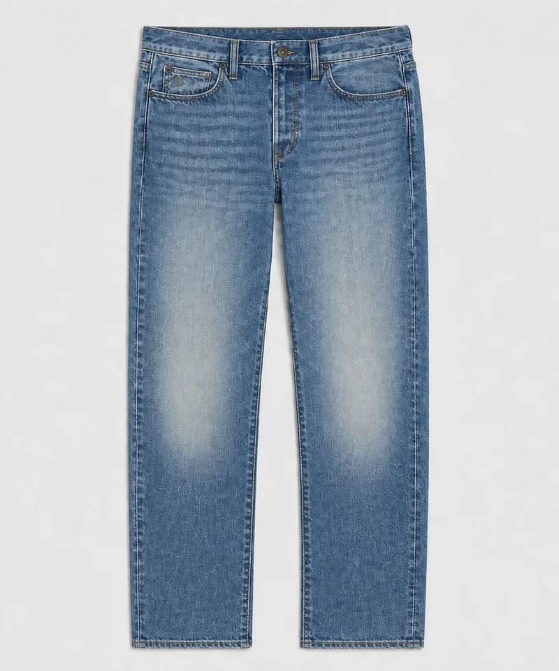 Jean deslavado azul medio — Jeans